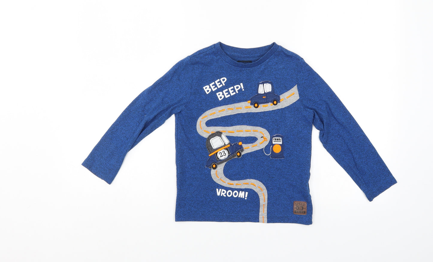 F&F Boys Blue   Pullover Sweatshirt Size 5-6 Years