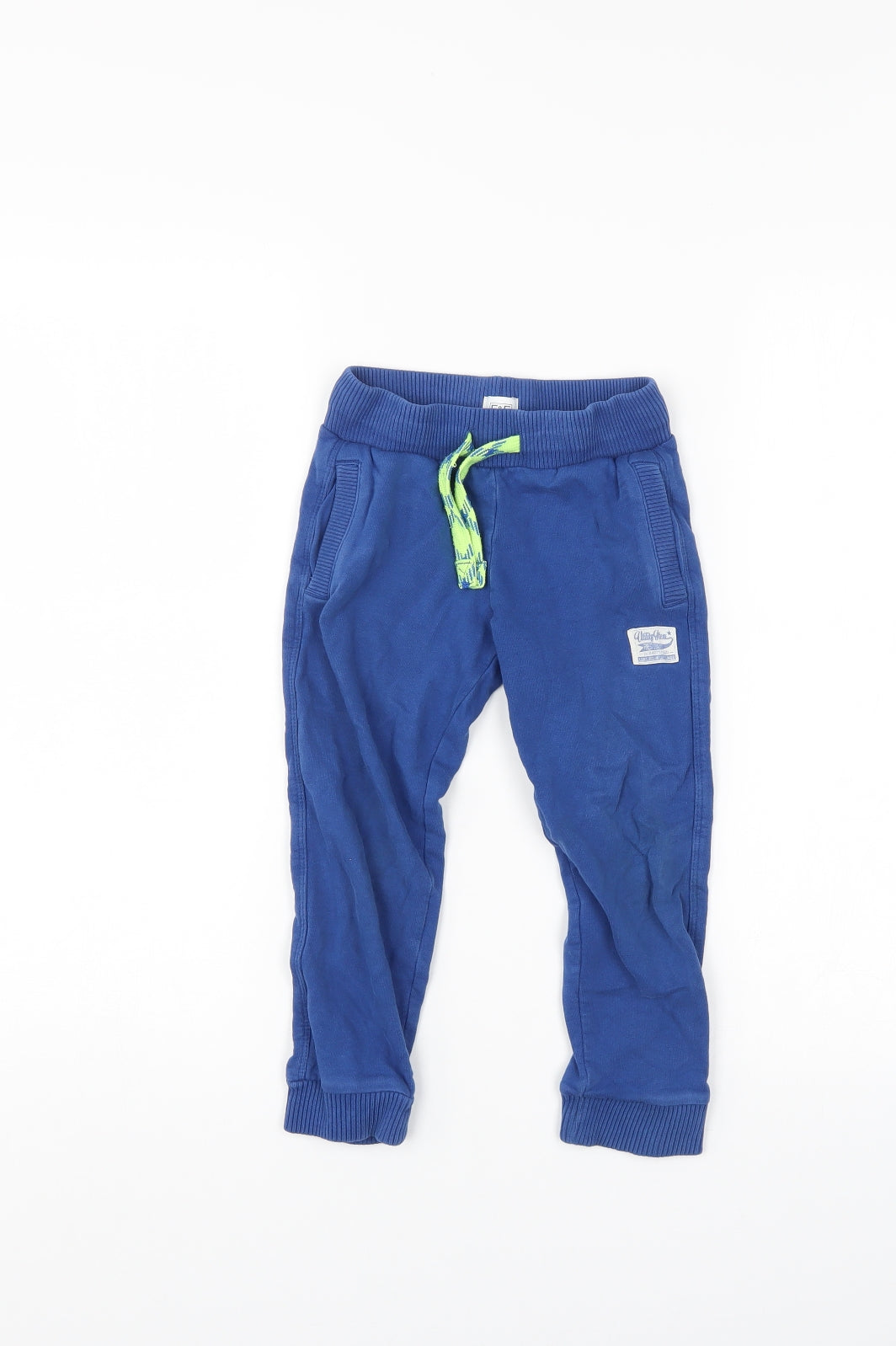 F&F Girls Blue   Sweatpants Trousers Size 4-5 Years
