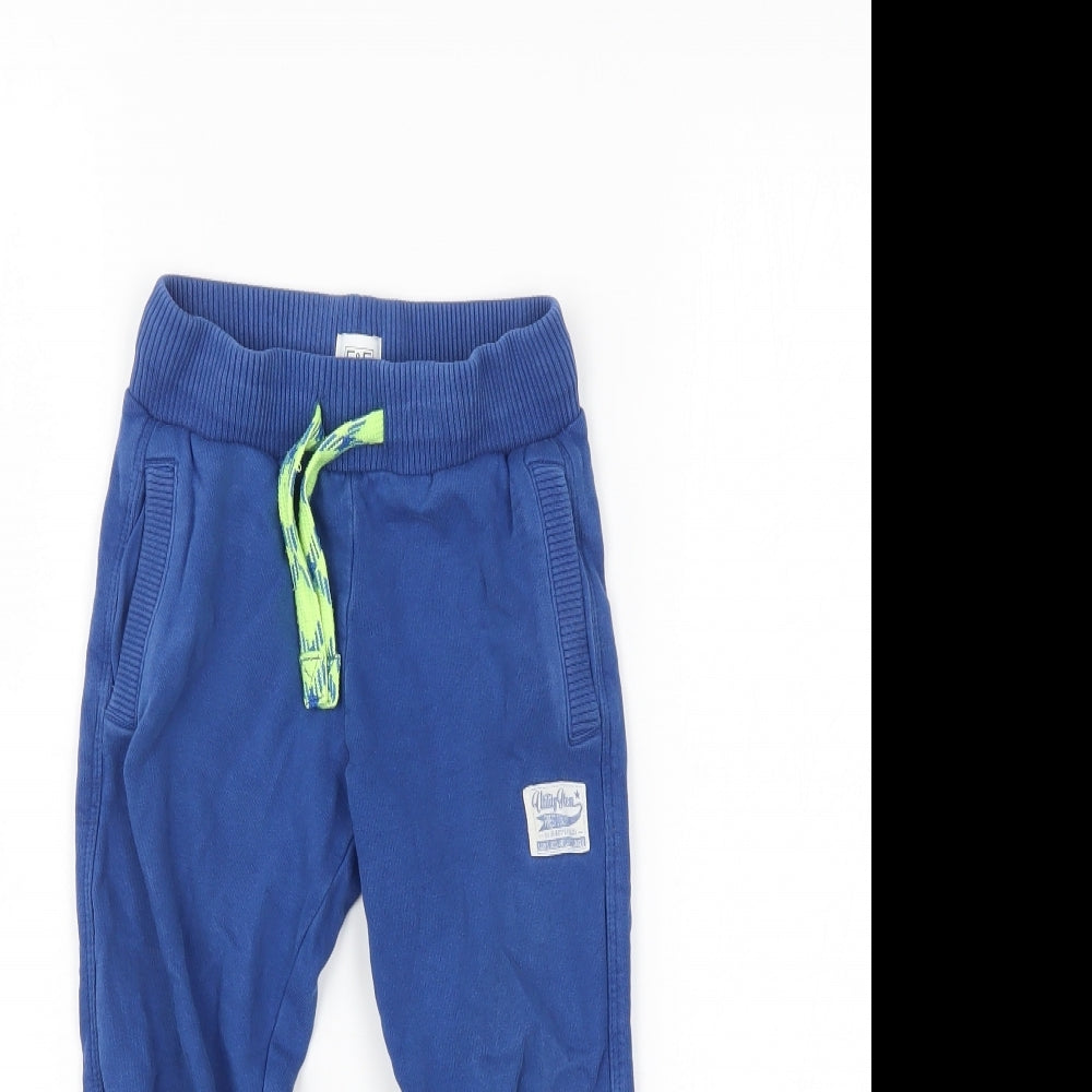 F&F Girls Blue   Sweatpants Trousers Size 4-5 Years