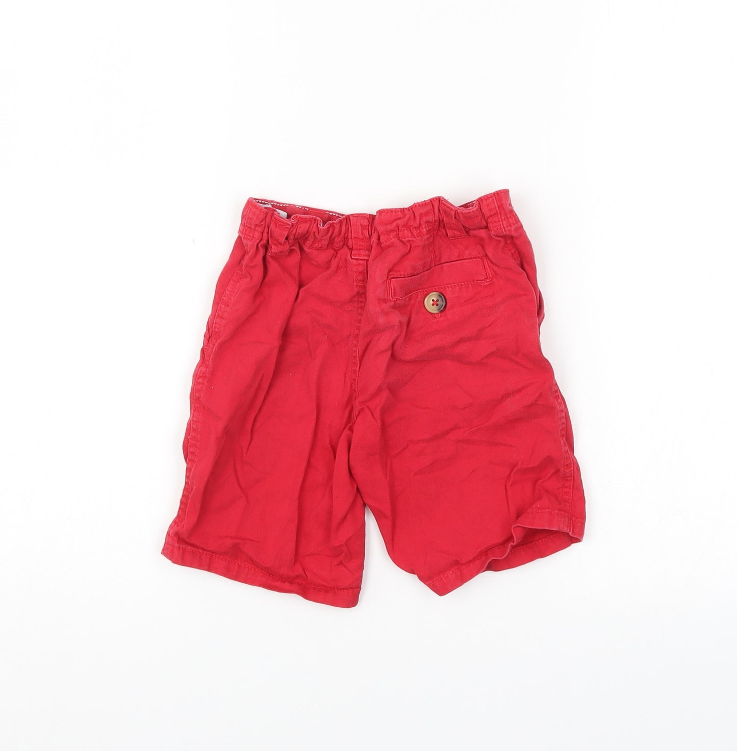 Indigo Girls Red   Chino Shorts Size 5-6 Years