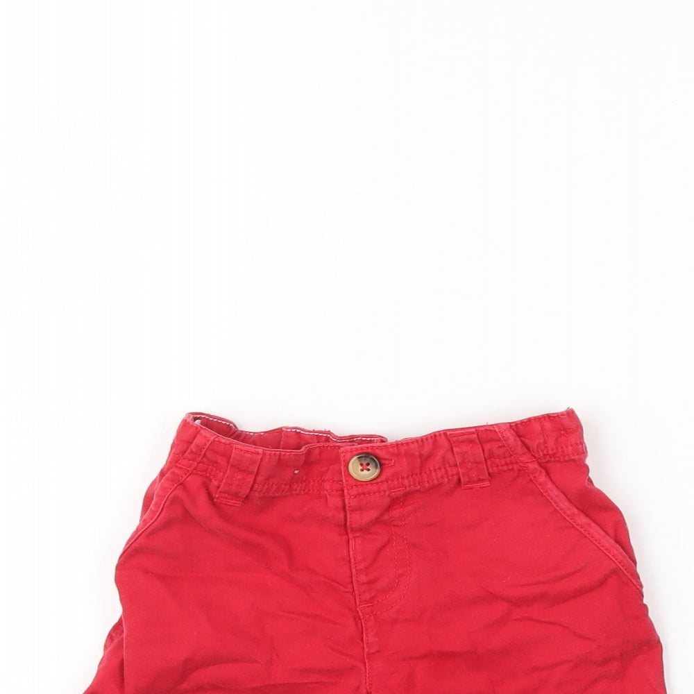 Indigo Girls Red   Chino Shorts Size 5-6 Years