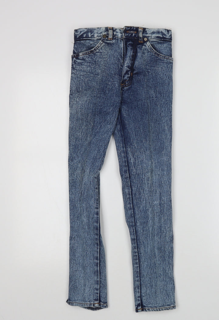 Preworn Womens Blue Denim Straight Jeans Size 23 in L24 in