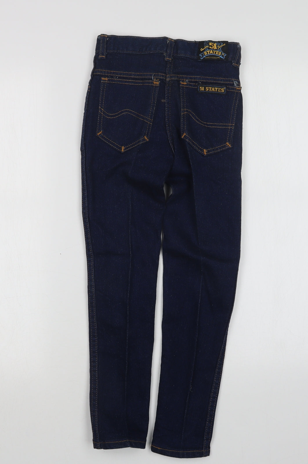 51 States Girls Blue  Denim Straight Jeans