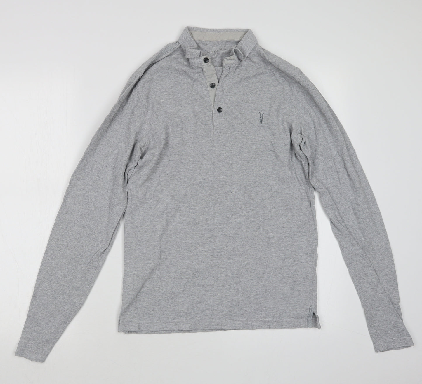 AllSaints Mens Grey    T-Shirt Size XS