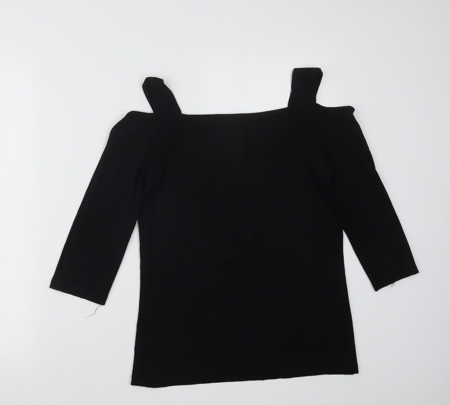 Olsen Womens Black   Basic T-Shirt Size 12