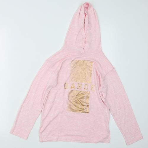 TU Girls Pink   Pullover Hoodie Size 9 Years