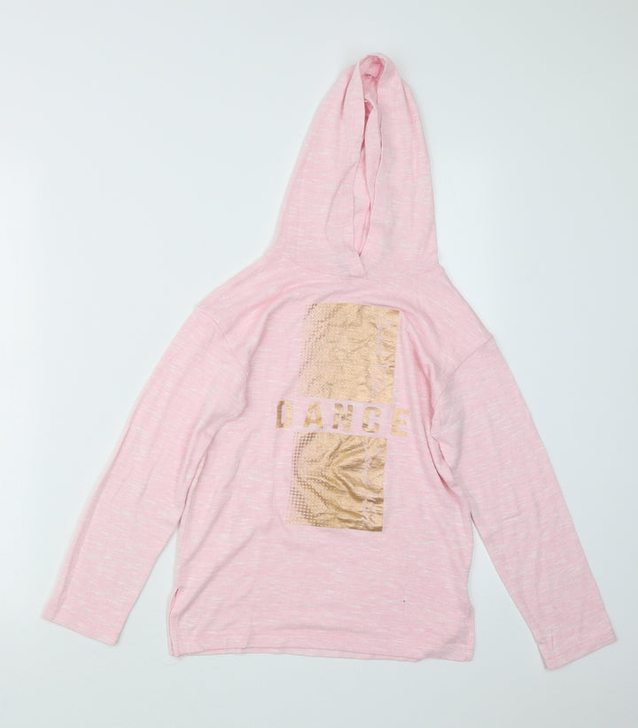 TU Girls Pink   Pullover Hoodie Size 9 Years