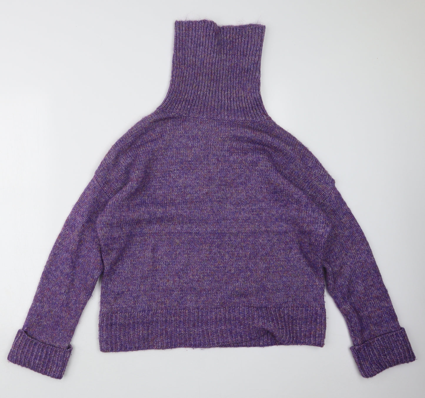 Oliver Bonas Womens Purple  Knit Pullover Jumper Size 14