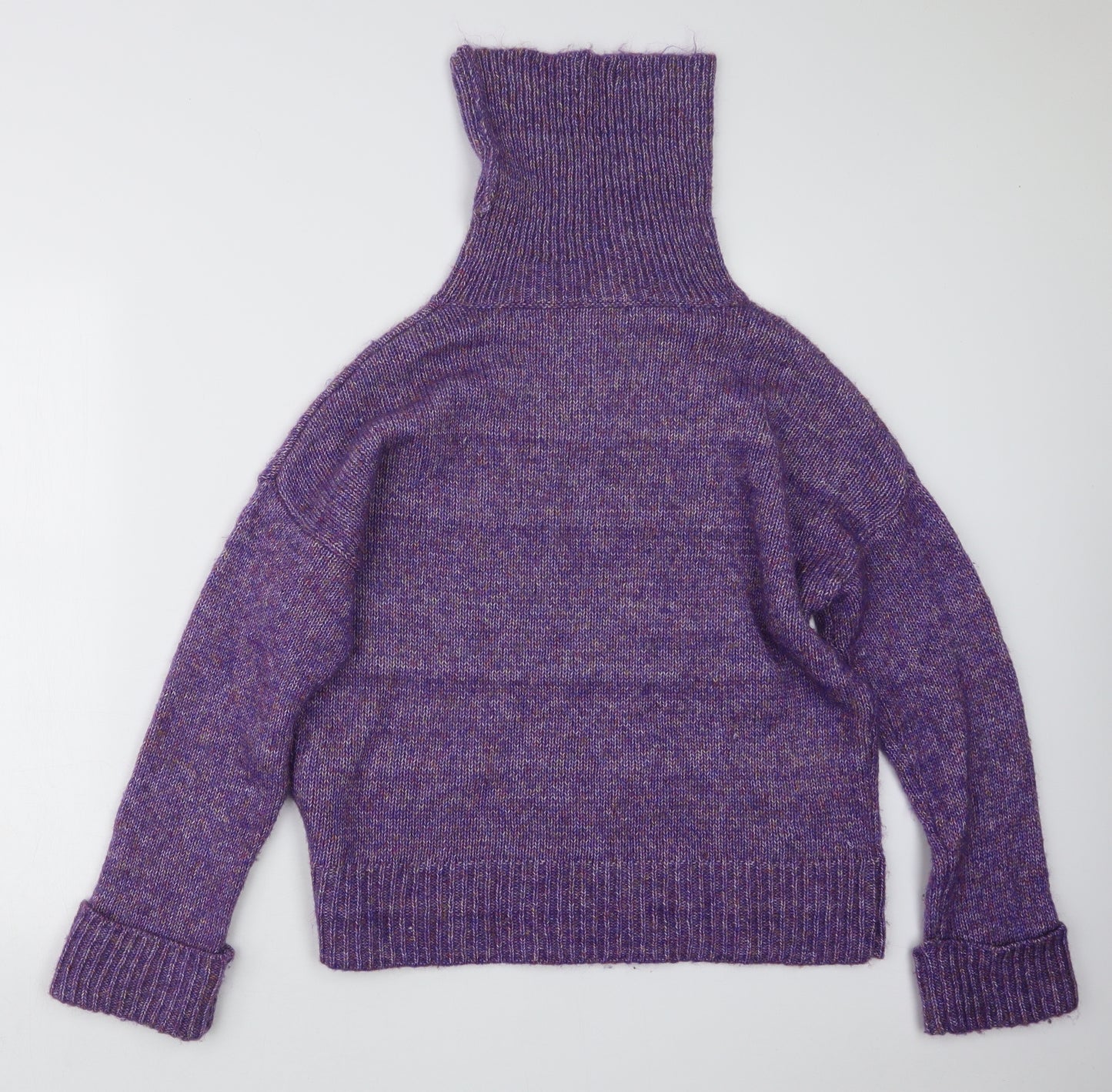 Oliver Bonas Womens Purple  Knit Pullover Jumper Size 14
