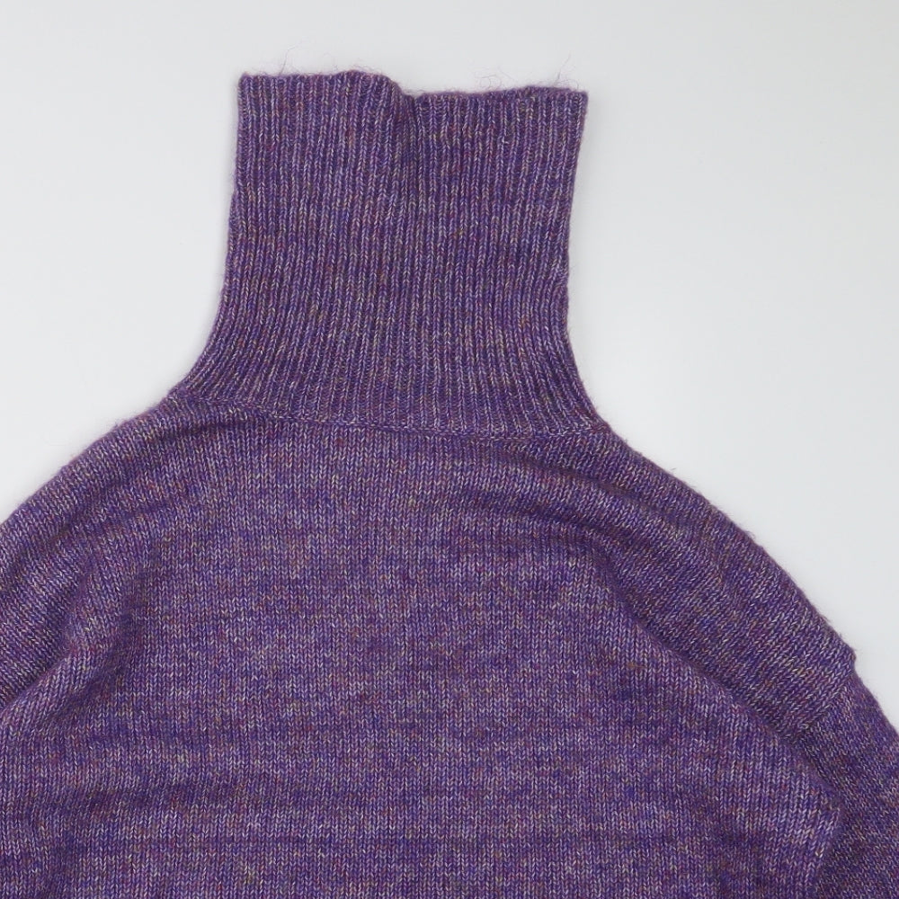 Oliver Bonas Womens Purple  Knit Pullover Jumper Size 14