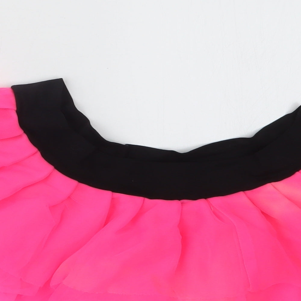Preworn Girls Pink   Tutu Skirt Size M