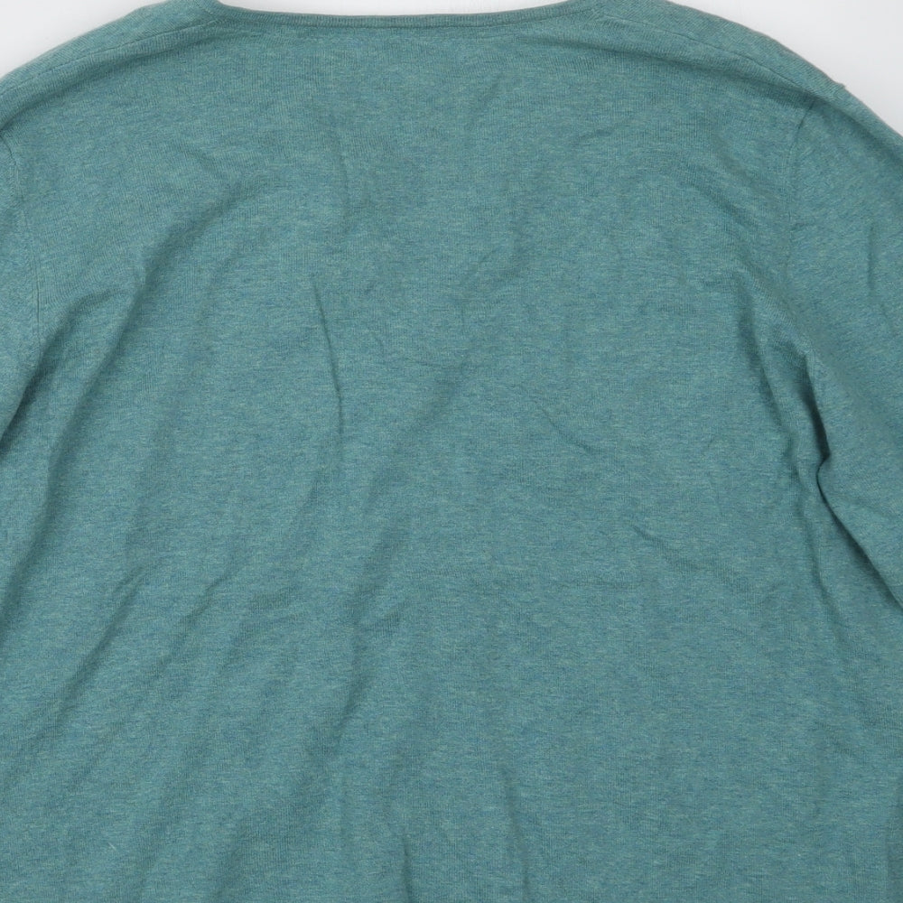 Monsoon Womens Blue  Knit Cardigan Jumper Size 18