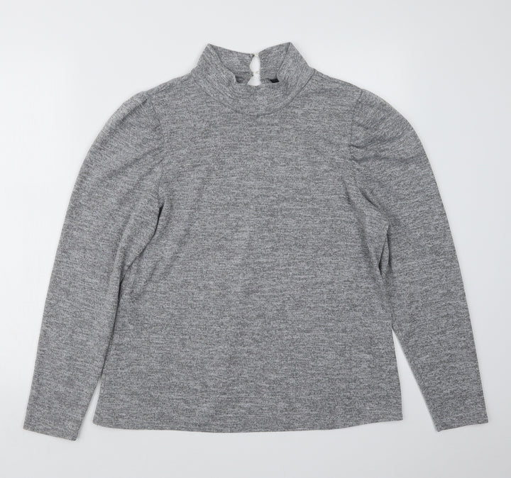 M&Co Womens Grey   Pullover Jumper Size 16