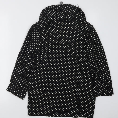 F&F Womens Black Polka Dot  Jacket  Size 8