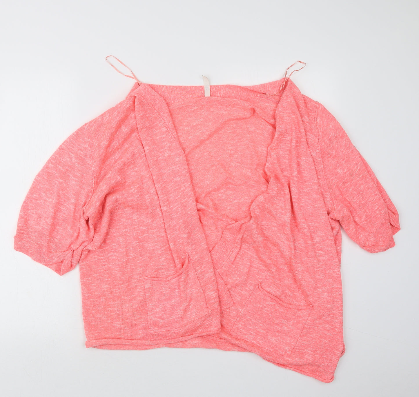 Preworn Womens Pink  Knit Cardigan Jumper Size 30
