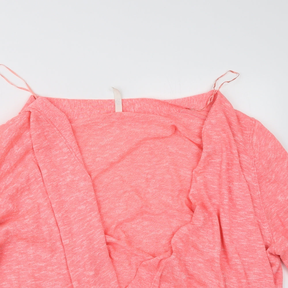 Preworn Womens Pink  Knit Cardigan Jumper Size 30