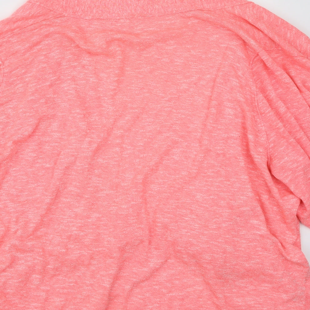 Preworn Womens Pink  Knit Cardigan Jumper Size 30