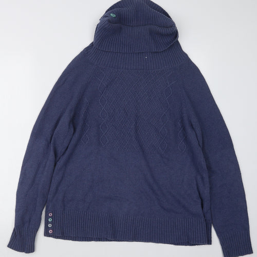 Mistral Womens Purple  Knit Pullover Jumper Size 16