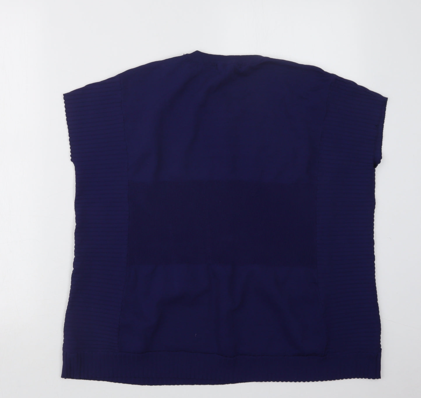 Vida Vi Womens Blue  Knit Pullover Jumper Size S