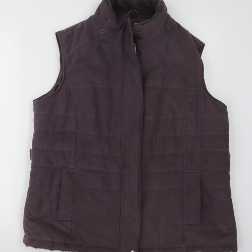 EWM Womens Purple   Gilet Jacket Size 18