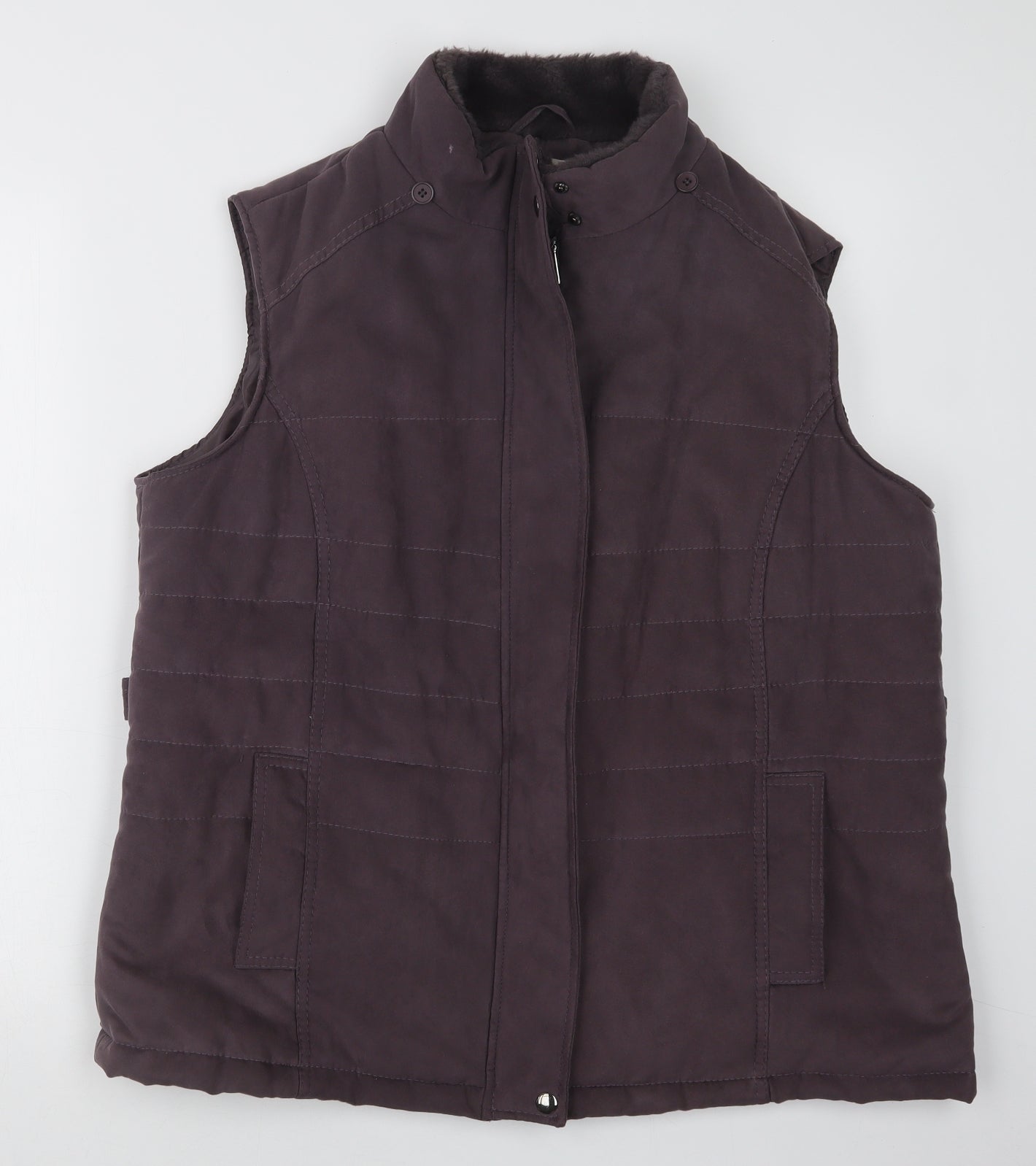 EWM Womens Purple   Gilet Jacket Size 18