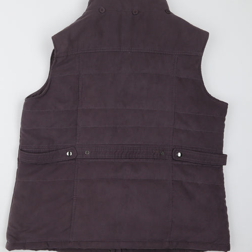 EWM Womens Purple   Gilet Jacket Size 18