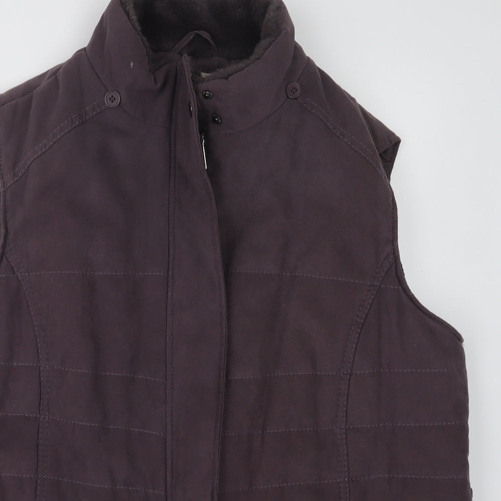 EWM Womens Purple   Gilet Jacket Size 18