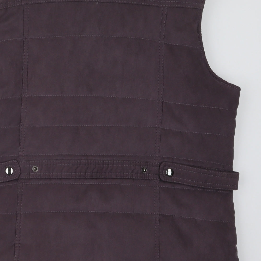 EWM Womens Purple   Gilet Jacket Size 18
