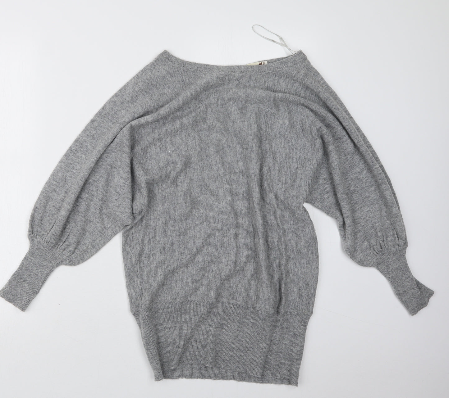 Voulez-Vous Womens Grey  Knit Pullover Jumper Size M