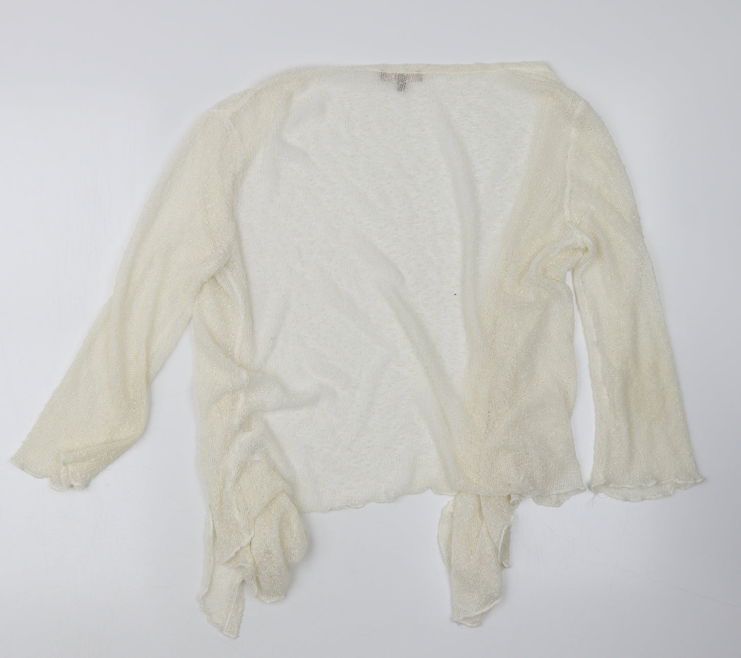Soon Womens Ivory  Knit Cardigan Jumper Size 14