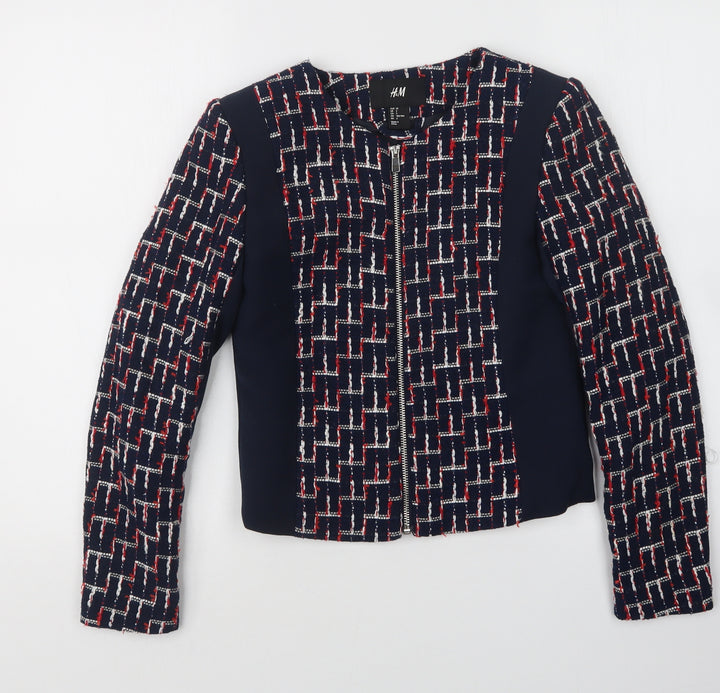 H&M Womens Blue   Jacket  Size 4