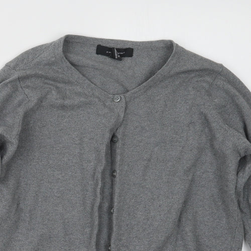 Atmosphere Womens Grey  Knit Cardigan Jumper Size 14