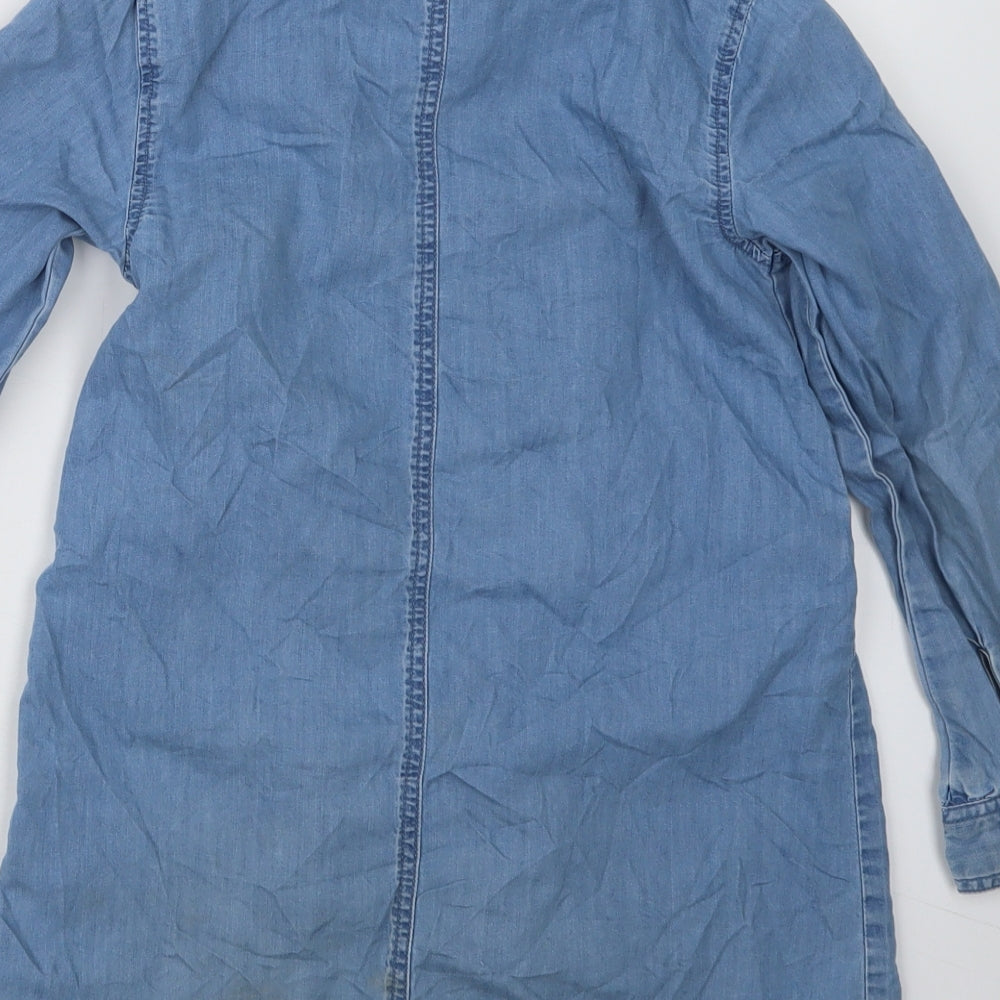 NEXT Girls Blue   T-Shirt Dress  Size 8 Years