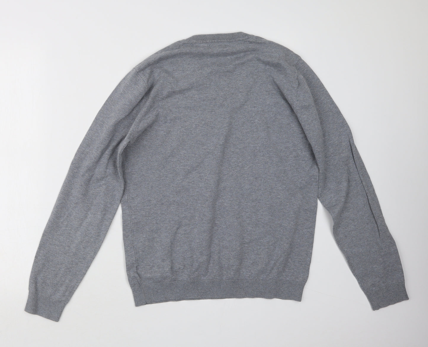 NEXT Mens Grey  Knit Pullover Jumper Size M