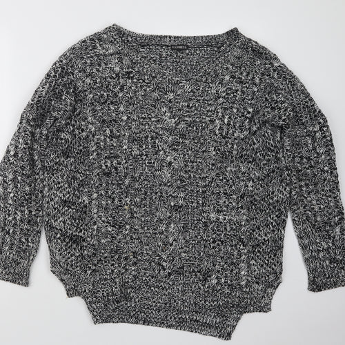 Express Womens Black  Knit Pullover Jumper Size S