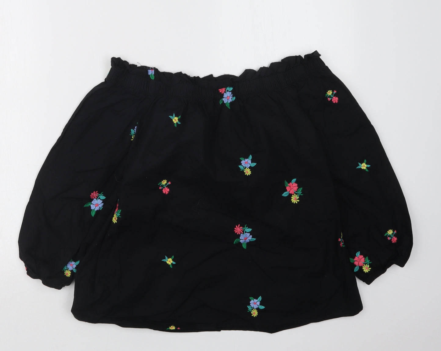 Primark Womens Black   Basic T-Shirt Size 10