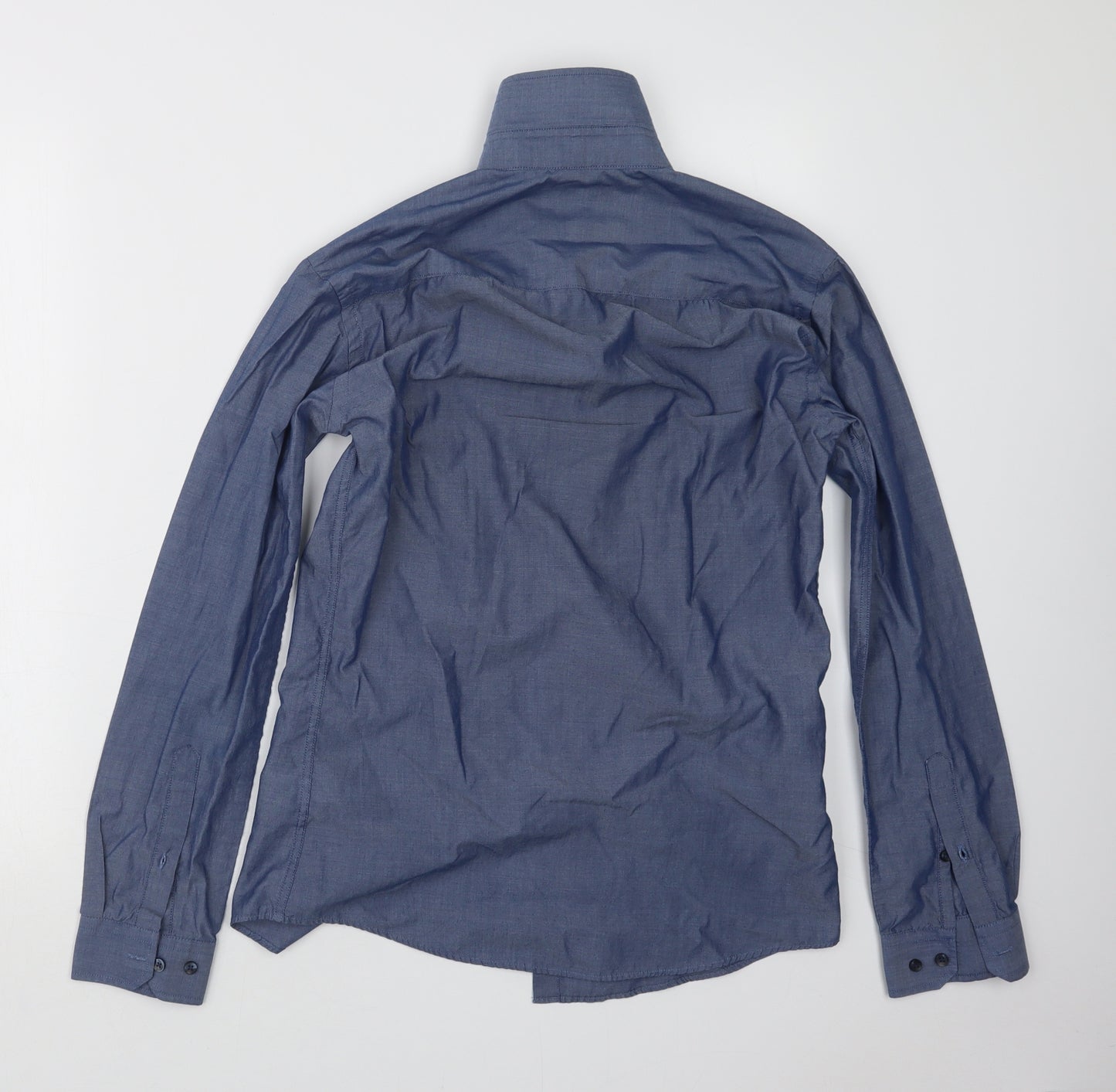 Cedar Wood State Mens Blue    Button-Up Size 14