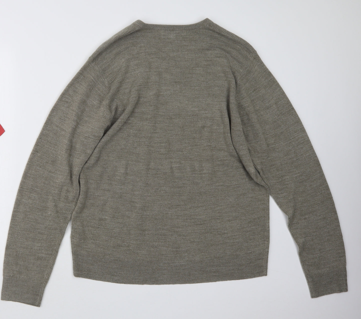 Marks and Spencer Mens Beige  Knit Pullover Jumper Size L
