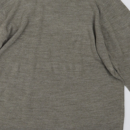 Marks and Spencer Mens Beige  Knit Pullover Jumper Size L