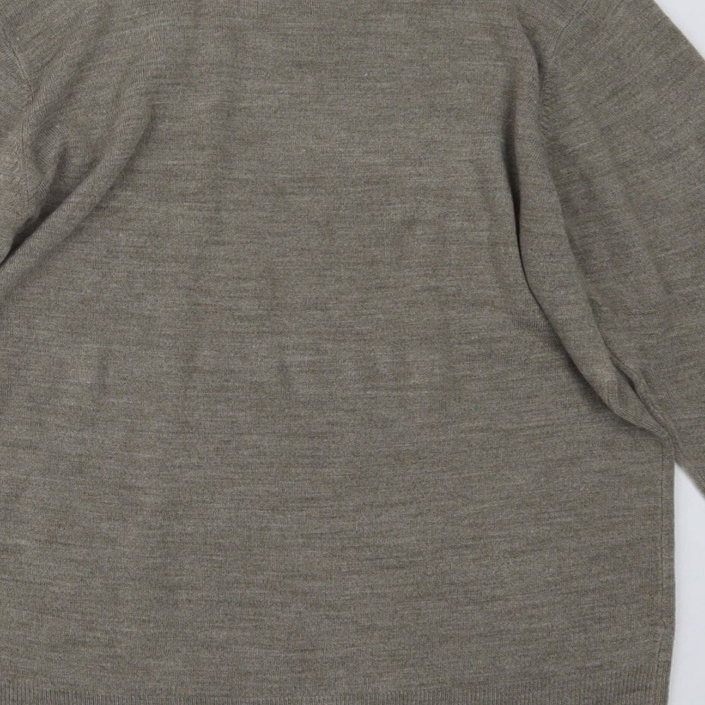 Marks and Spencer Mens Beige  Knit Pullover Jumper Size L