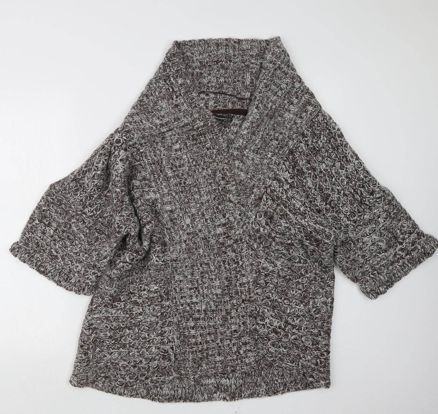 Atmosphere Womens Brown  Knit Cardigan Jumper Size 14