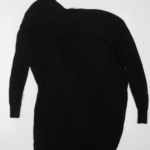 H&M Womens Black  Knit Cardigan Jumper Size XS