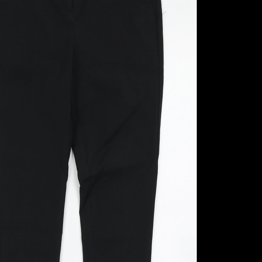 NEXT Womens Black   Capri Trousers Size 6 L27 in