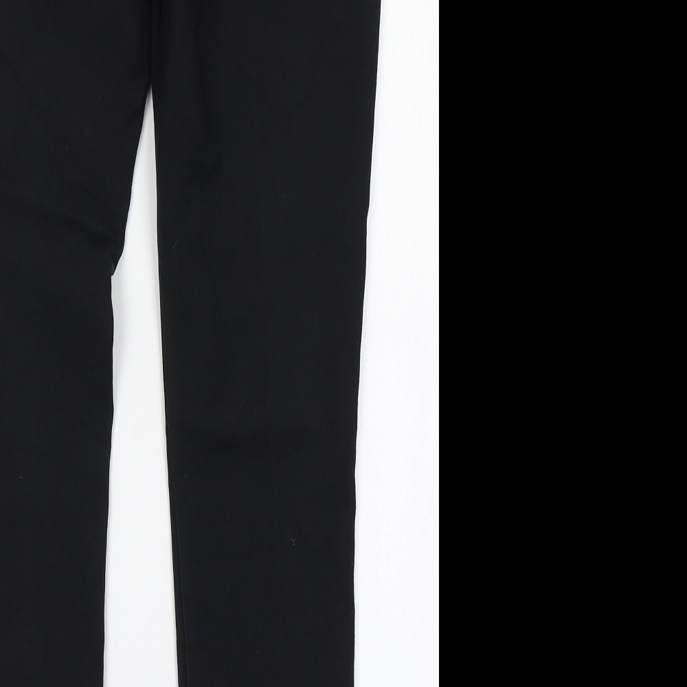 NEXT Womens Black   Capri Trousers Size 6 L27 in