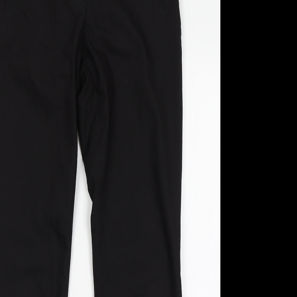 H&M Womens Black   Dress Pants Trousers Size 6 L27 in