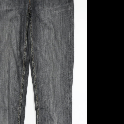 Levi's Mens Grey  Denim Straight Jeans Size 30 in L28 in