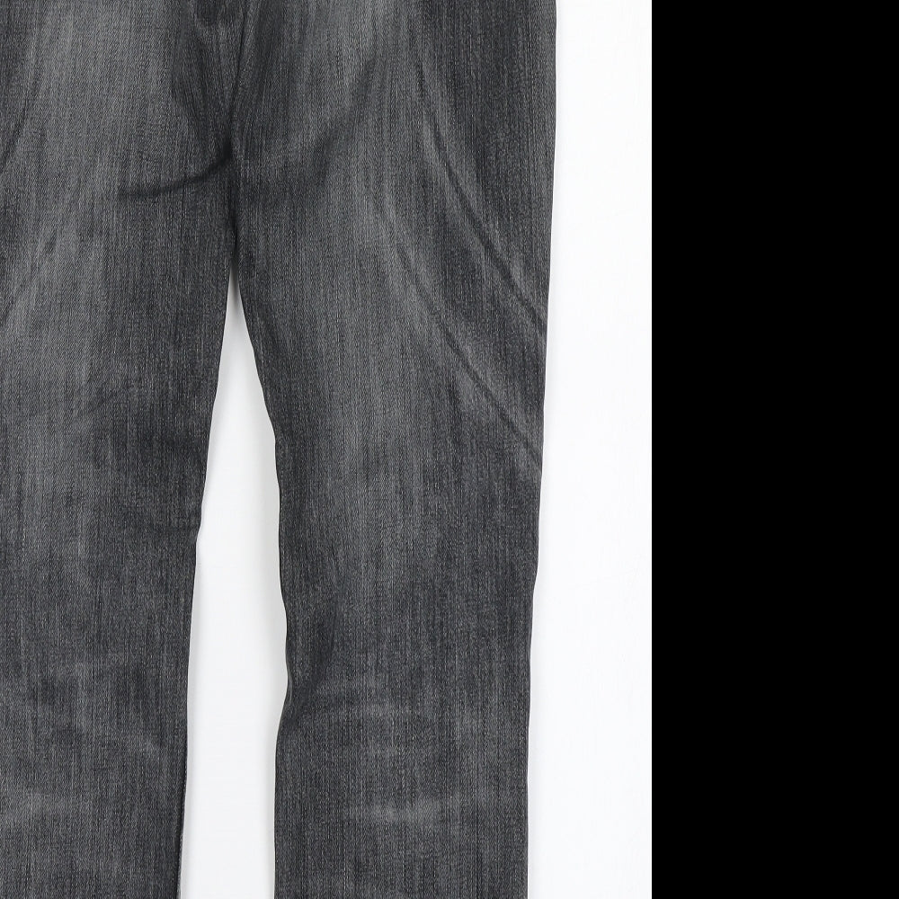 Levi's Mens Grey  Denim Straight Jeans Size 30 in L28 in