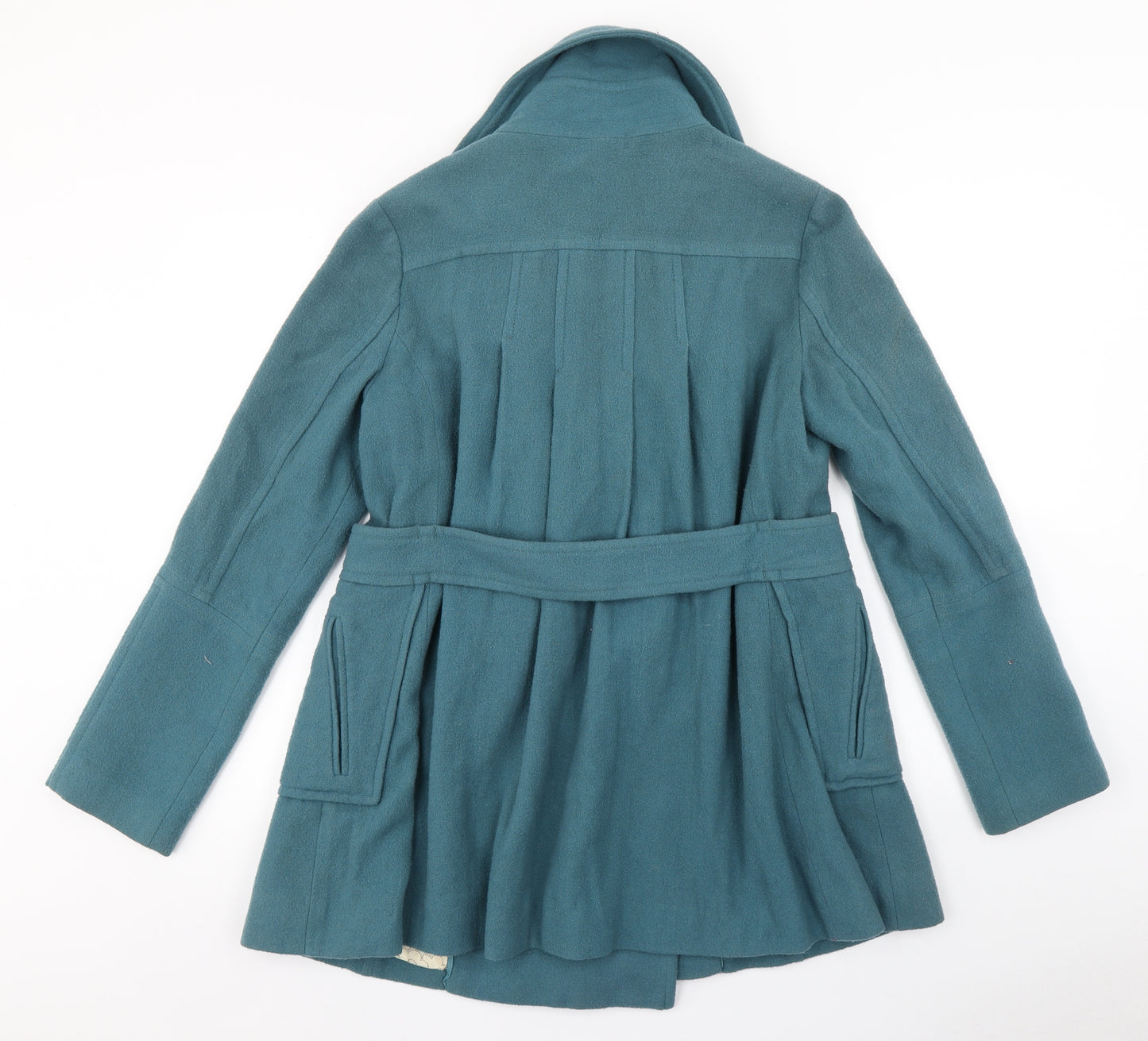 White Stuff Womens Blue   Overcoat Coat Size 8