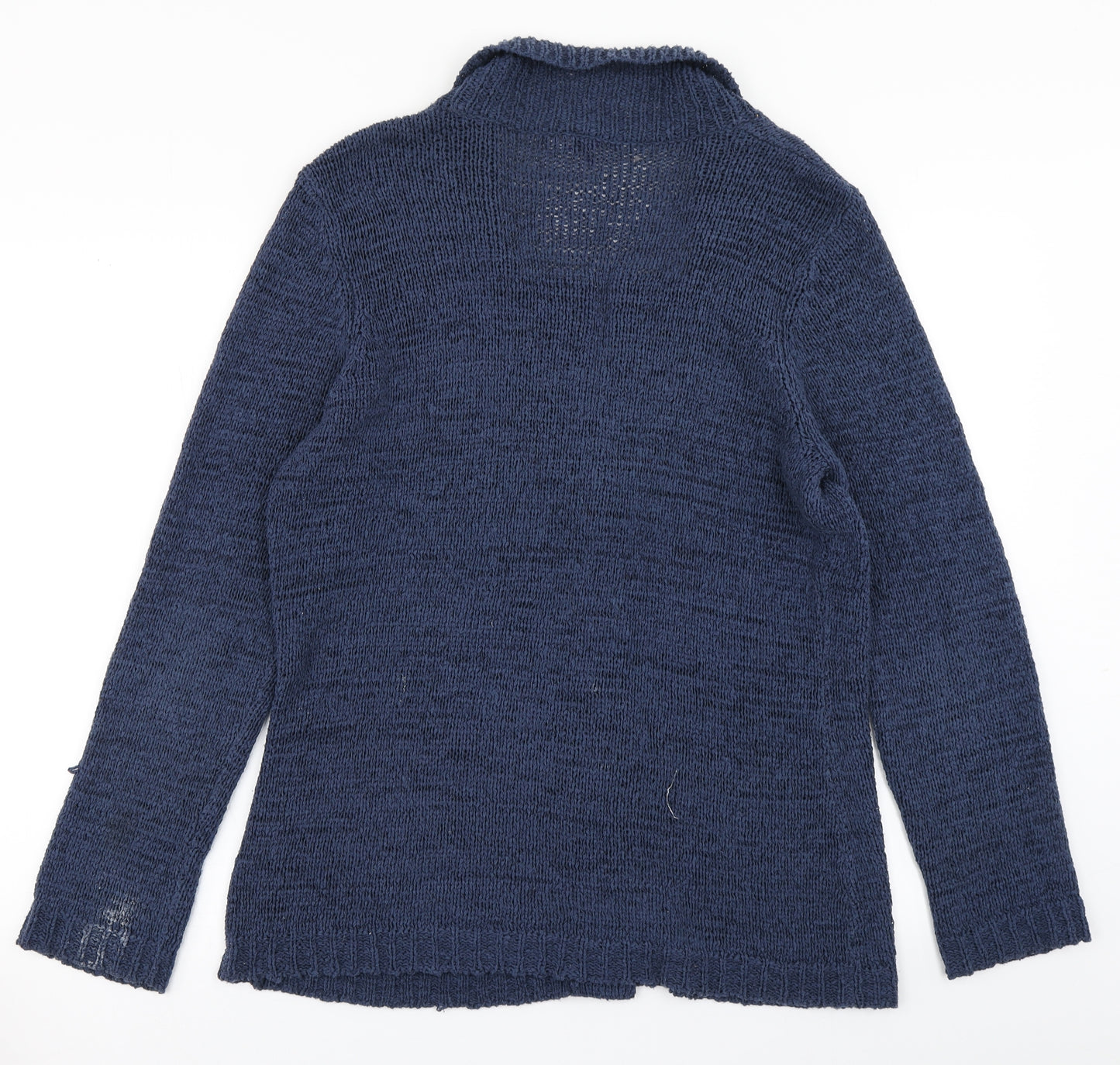 BHS Womens Blue  Knit Cardigan Jumper Size 16