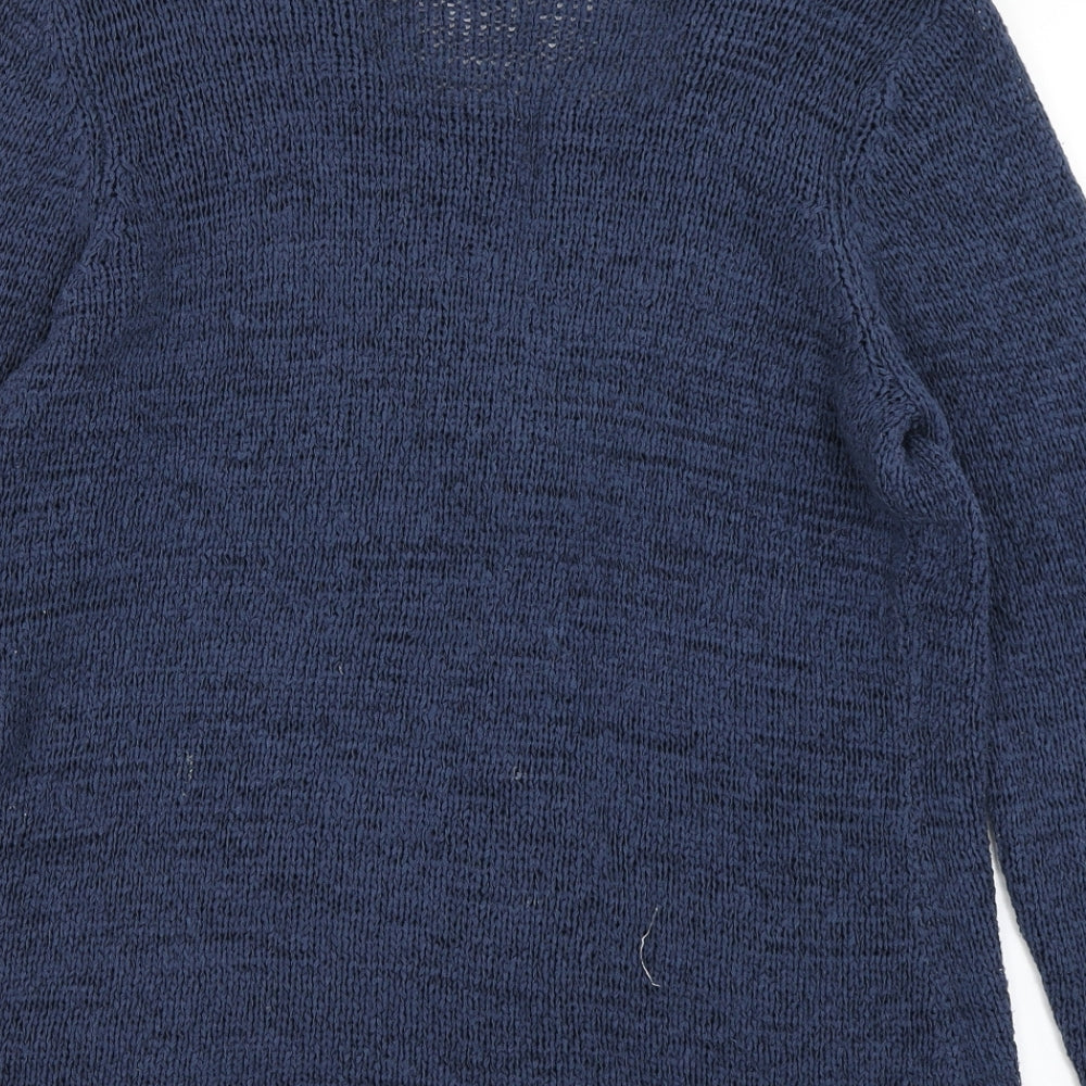 BHS Womens Blue  Knit Cardigan Jumper Size 16